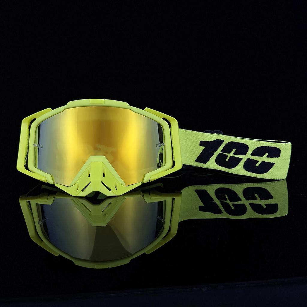 100 Motorcycle Goggles Motocross Glasses Off-road Sunglasses For Man MTB ATV Mask Windproof Protection Cycling Racing Goggles