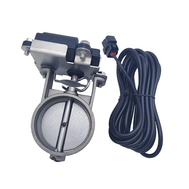 Auto-Auspuffrohr Elektronisches Ventil-Kit Universelles 76MM Knopf-Controller-Kit Controller-Schalter