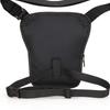 Zipper Multi-Function Fanny Pack PU Leather Travel Chest Bag Cycling Drop Leg Bag  Hiking