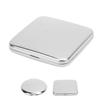 Pocket Mirror Portable Stainless Steel Compact Mirror Metal Handheld Drop Resistant Double Sided Mir