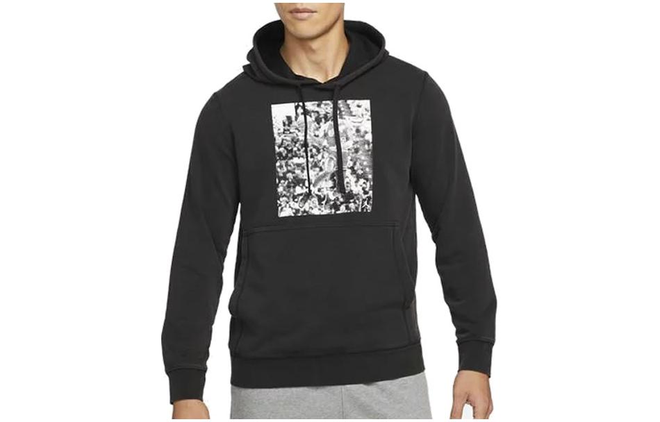 Nike Sweatshirts Men s Black Hooded Moderate Other DH3281-010 S