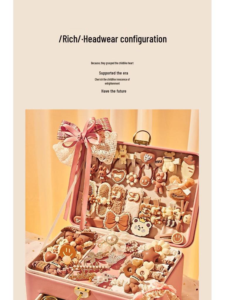 Deluxe Princess Hair Accessories & Jewelry Gift Set for Girls - Perfect for Birthdays and Children's Day