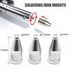 Portable electric hot dual-purpose automatic tin suction machine with 3 suction nozzles for maintenance, disassembly of tin tool
