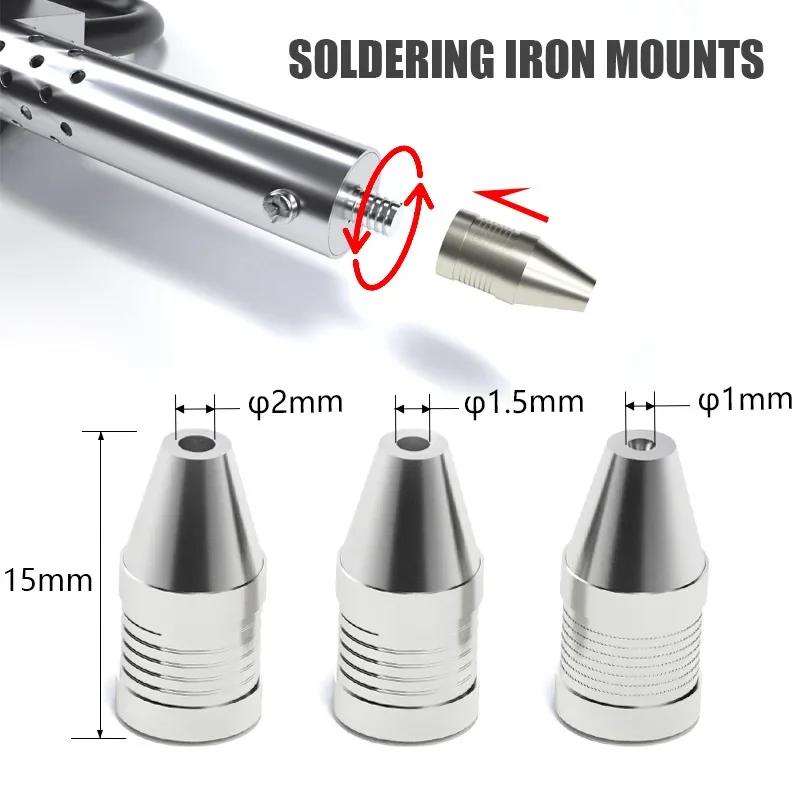 Portable electric hot dual-purpose automatic tin suction machine with 3 suction nozzles for maintenance, disassembly of tin tool