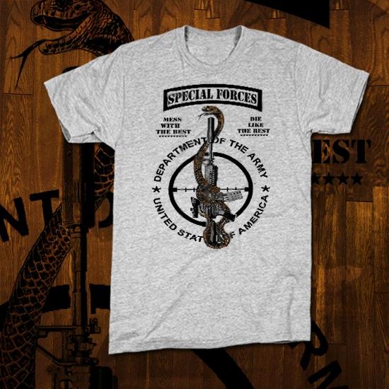 Army Special Forces Ranger T-Shirt Iraq Afghan War Military Combat Veteran Tee S