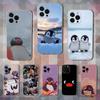 Cute Animal P-Pingu Penguin Case For iPhone Max,13,XR,SE,12,15,Pro,17,Plus,11,14,16,X,XS,Mini Transparent Soft Cover