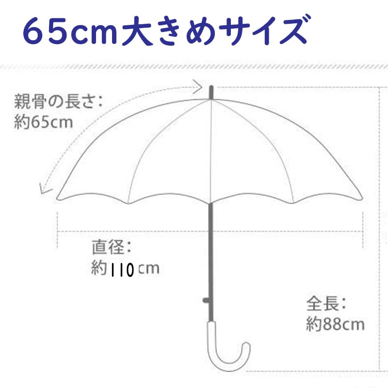 Large 65cm Stylish Design with Thick Automatic Fiberglass Matte Black Striped Umbrella, Ribs, Logo, Band, One-touch Opening, Durable, Lightweight,