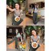 U-neck Slim-fitting Short-sleeved T-shirt Women's Summer New Korean Waist-pinched Thin Bottoming Shirt Spice Girl Atmosphere Top