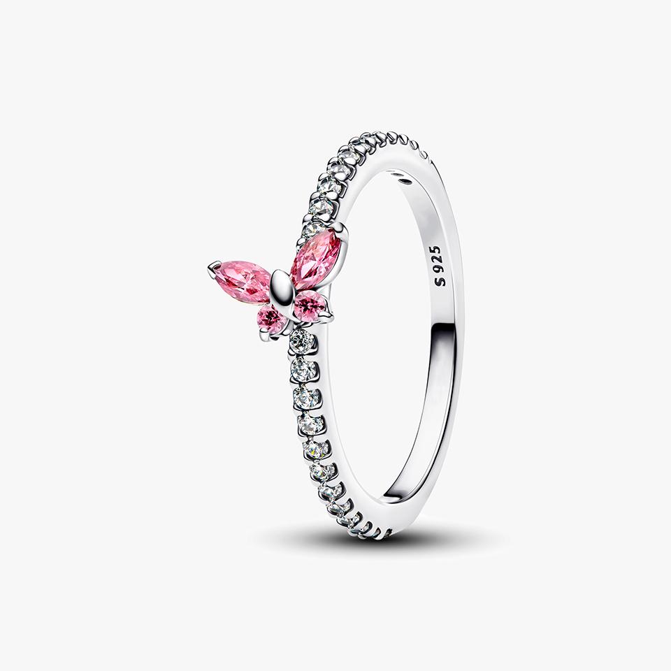 2026 Nuovo Anello in Argento 925 Cuore Colorato Chakra Pianta Ape Specimen Fortuna Arco Corona Fiore Cocktail Gioiello Fascino Fai da Te Raffinato