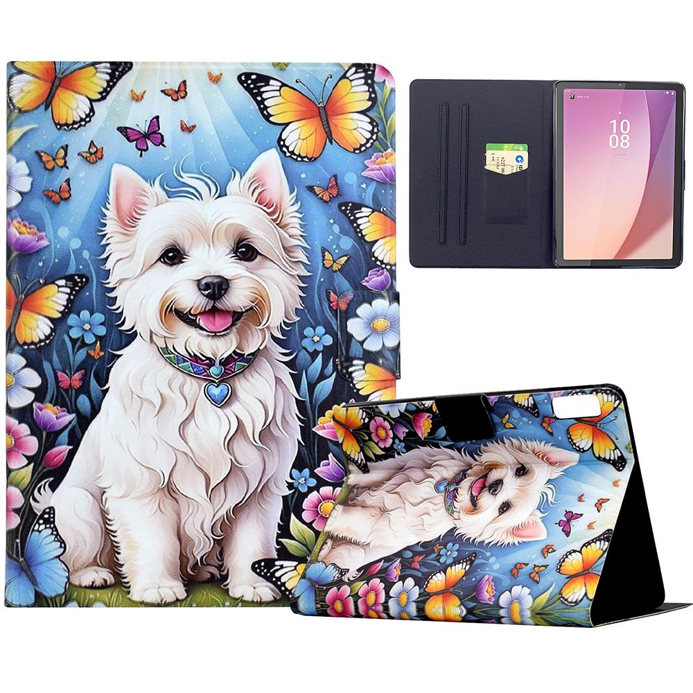 For Lenovo Tab M9 TB-310FU Stand Case Pattern Printing Tablet Leather Cover with Auto Wake/Sleep