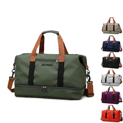 Men's and Women's Wet and Dry Separation Large-capacity Travel Outdoor Luggage Bag Leisure One-shoulder Messenger Handbag