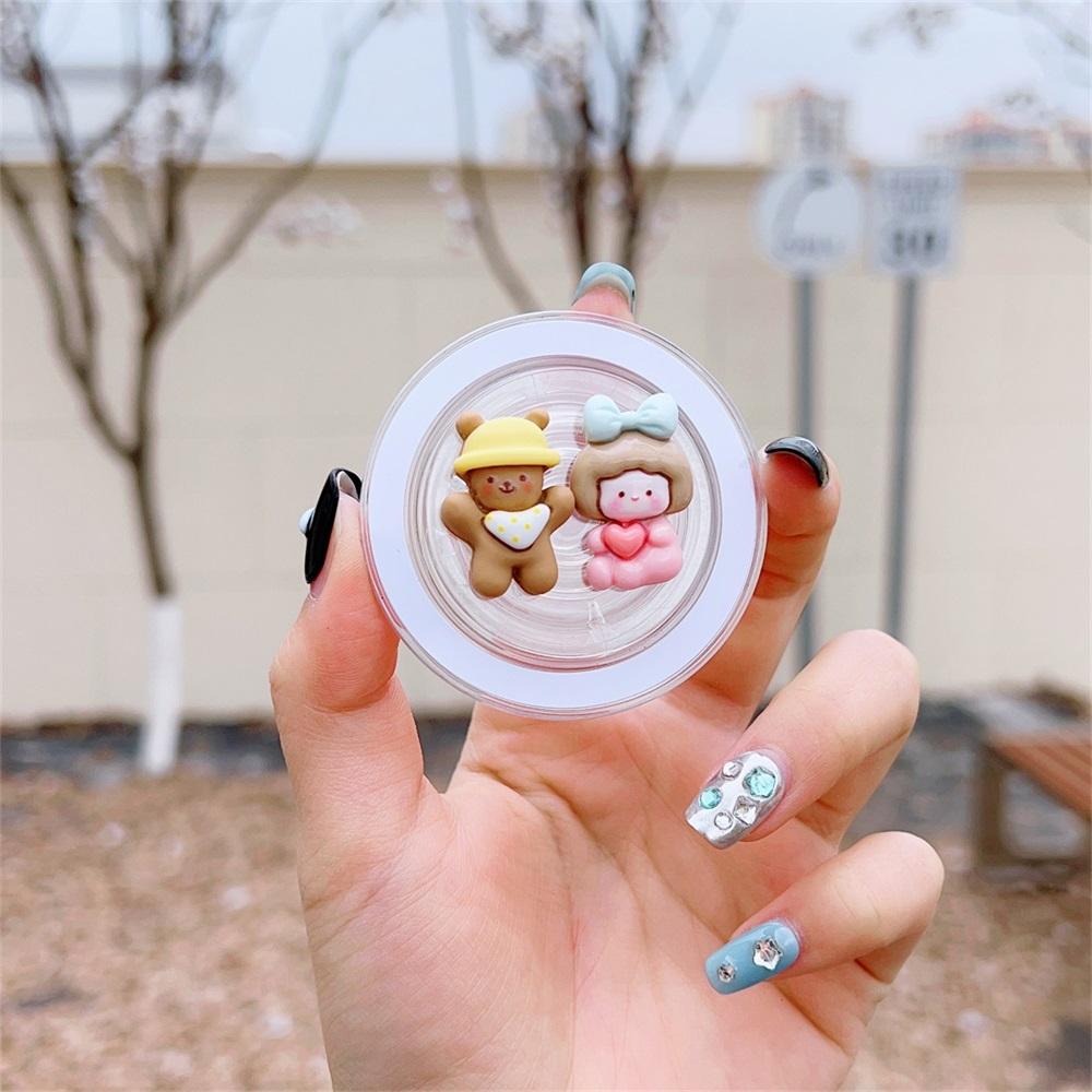 Koreanischer Niedlicher Cartoon für Magsafe Magnetischer Handy-Griptok Grip Tok Ständer für iPhone 15 Faltbare Kabellose Ladehülle Halter Ringständer