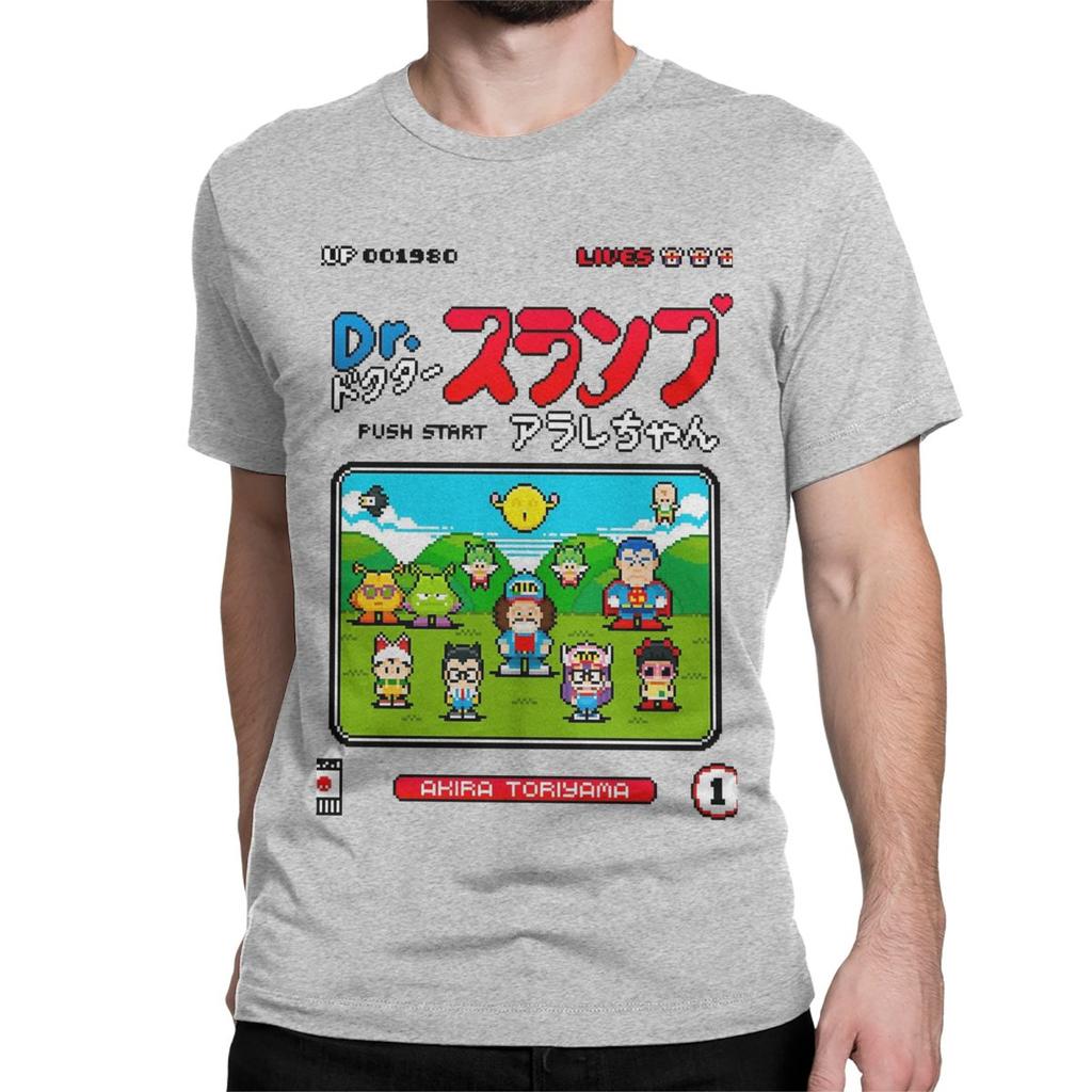 Arale Anime Cute for Men Women T Shirts Dr Slump Vintage Tee Shirt Short Sleeve Crewneck T-Shirt 100% Cotton Classic Tops