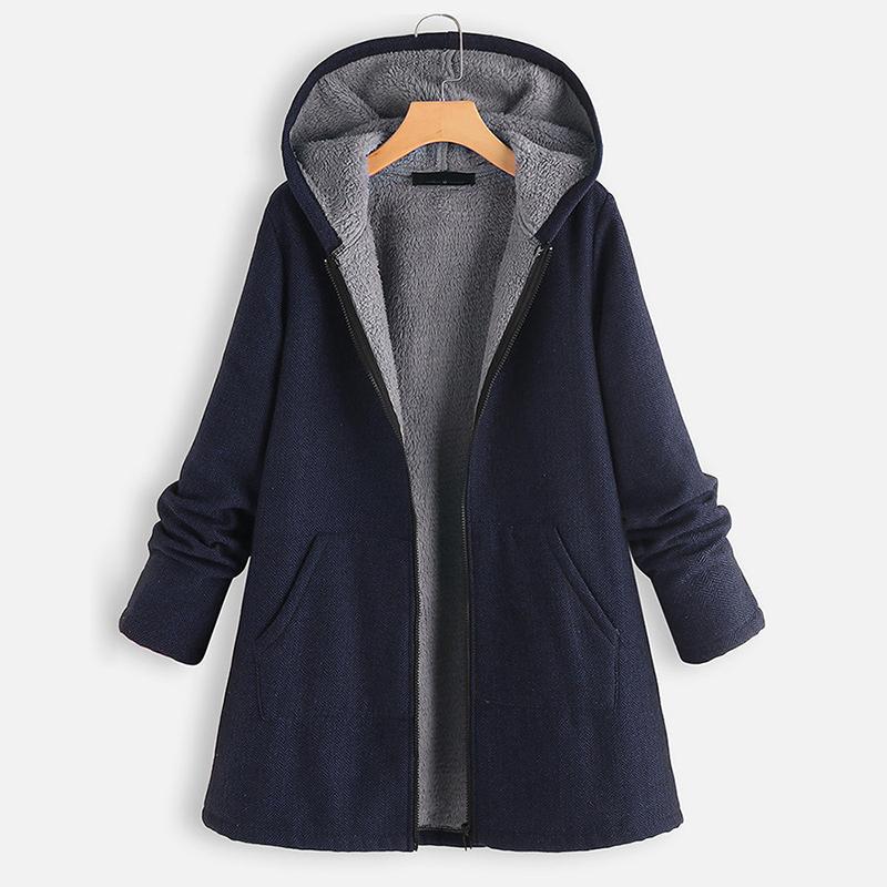 plus size plush fleece jacket