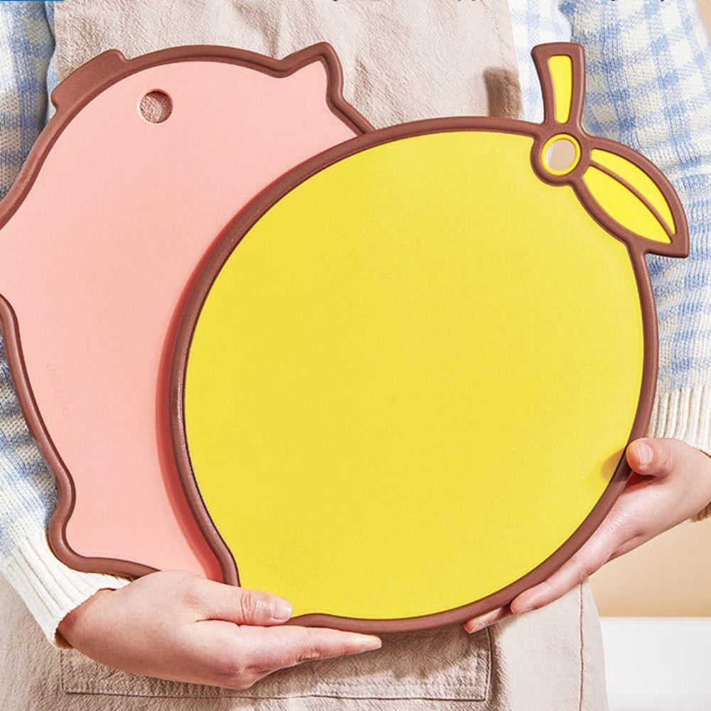 Thickened Fruit Shaped Cutting Board Plastic Kitchen Gadget Chopping Boards Complementary Food