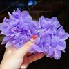 4pcs/set High Elastic Floral Hair Rope Beads Ponytail Holder Sweet Kids Head Rope  Girls