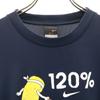 Nike Short Sleeve Mesh T-shirt L Navy DRI-FIT Men's Used