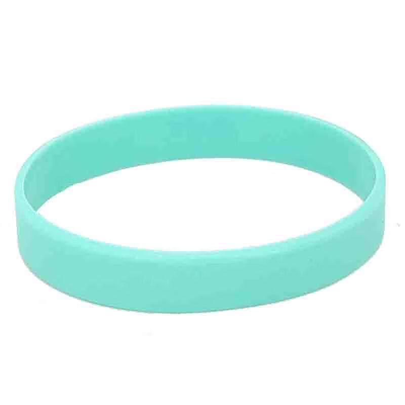 Solid Color Silicone Team Activity Wristbands
