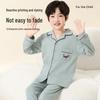 Ice Snow Cotton Boys' Pure Cotton Long Sleeve Pajama Set