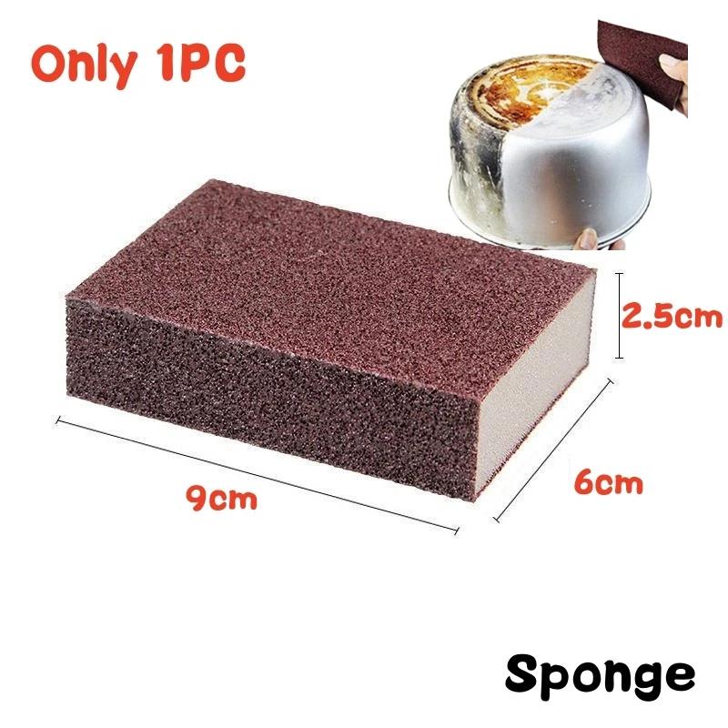 1/10PCS Easy Limescale Eraser Rubber Household Kitchen Cleaning Tools Bathroom Glass Rust Remover Kitchen Scale Rust Brush Pads