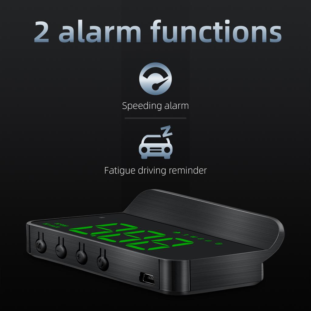 M1 GPS Car Head Up Display HUD On-board Computer Windshield Projector Digital Speedometer Monitor Electronic Auto Accessories