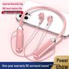 Wireless Neckband Sports Bluetooth Headset with Super Bass and Long Battery Life, Compatible with Apple, Vivo, Xiaomi, OPPO, and Huawei Devices.