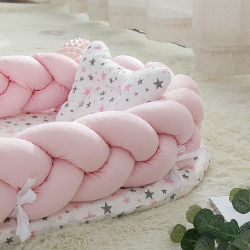Folding Cotton Weaving Removable Sleeping Bed for Infants
