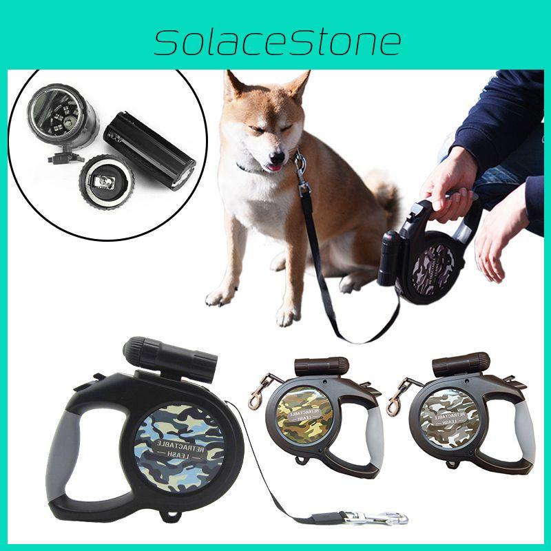 Sleek 8m Automatic Telescopic Retractable Pet Walking Lead With Ergonomic Grip