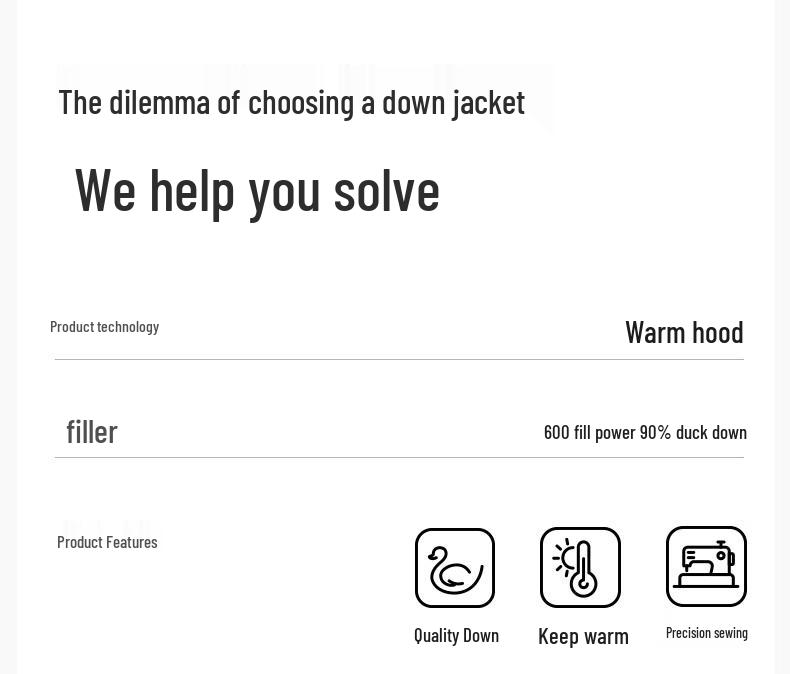 Xuezhongfei Women's Mid-Length Hooded Down Jacket