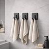 6pcs/set Waterproof Stainless Steel Hooks No Drill Wall Hook Clothes Hanger  Bathroom