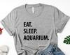 Eat Sleep Aquarium T-Shirt: Soft Cotton Graphic Tee