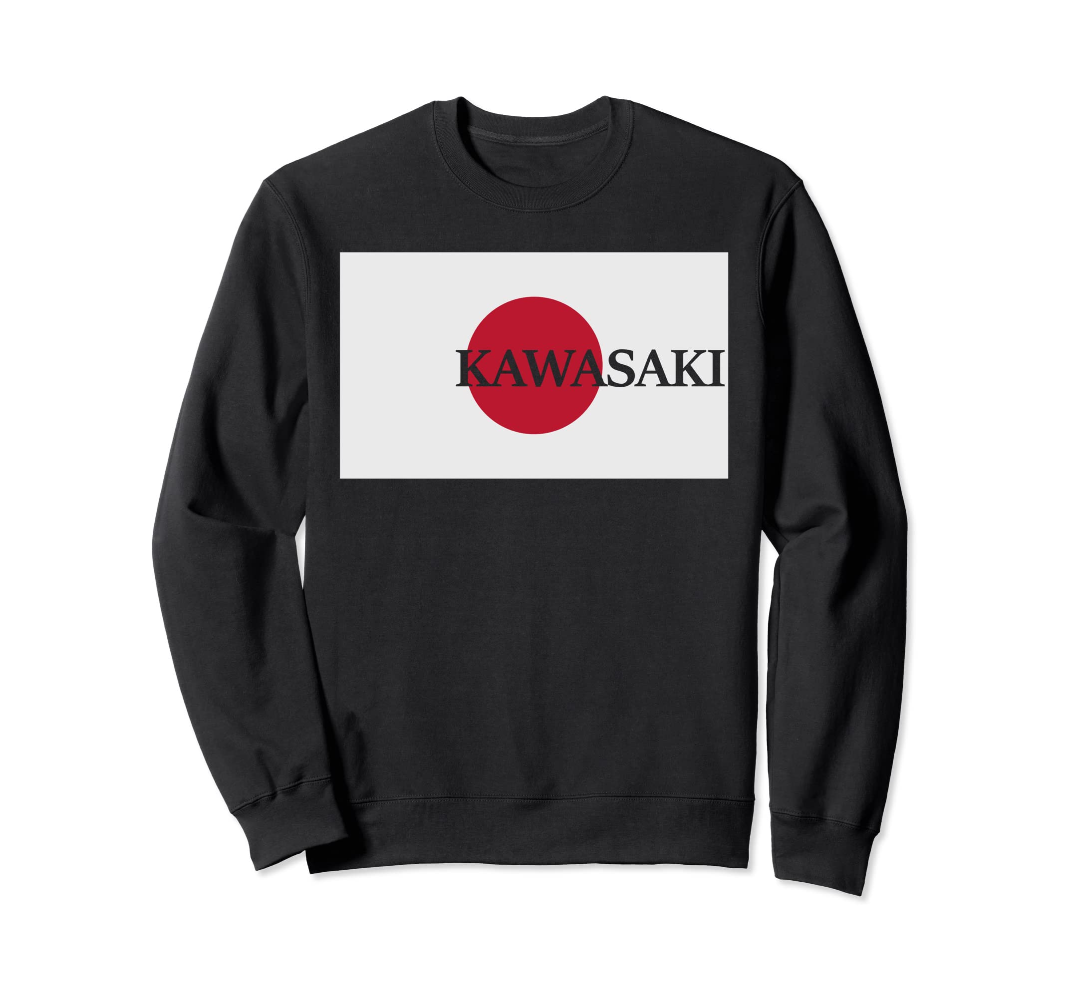 

Japan Kawasaki Asia Travel Flag Sweatshirt чорний
