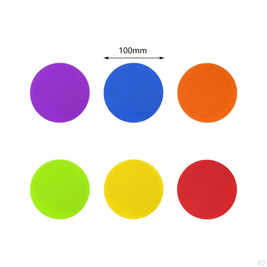 Markers Carpet Bright Colors Dots Floor Sticker for Yoga Exercise