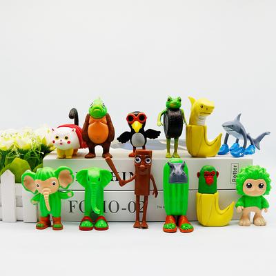 Nouveau Tung Tung Sahur Rot du Cerveau Italien Bâton en Bois Jouets Créatifs Décoration de Bureau Ornements de Collection Poupée Rigolote Jouet Cadeau