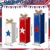 1PC Home Ornaments Wooden Tabletop Decorations American Flag Crafts Wood