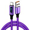 Real-Time Display USB-A To USB-C Cable 66W Fast Charging Data Cable  Laptop Charging