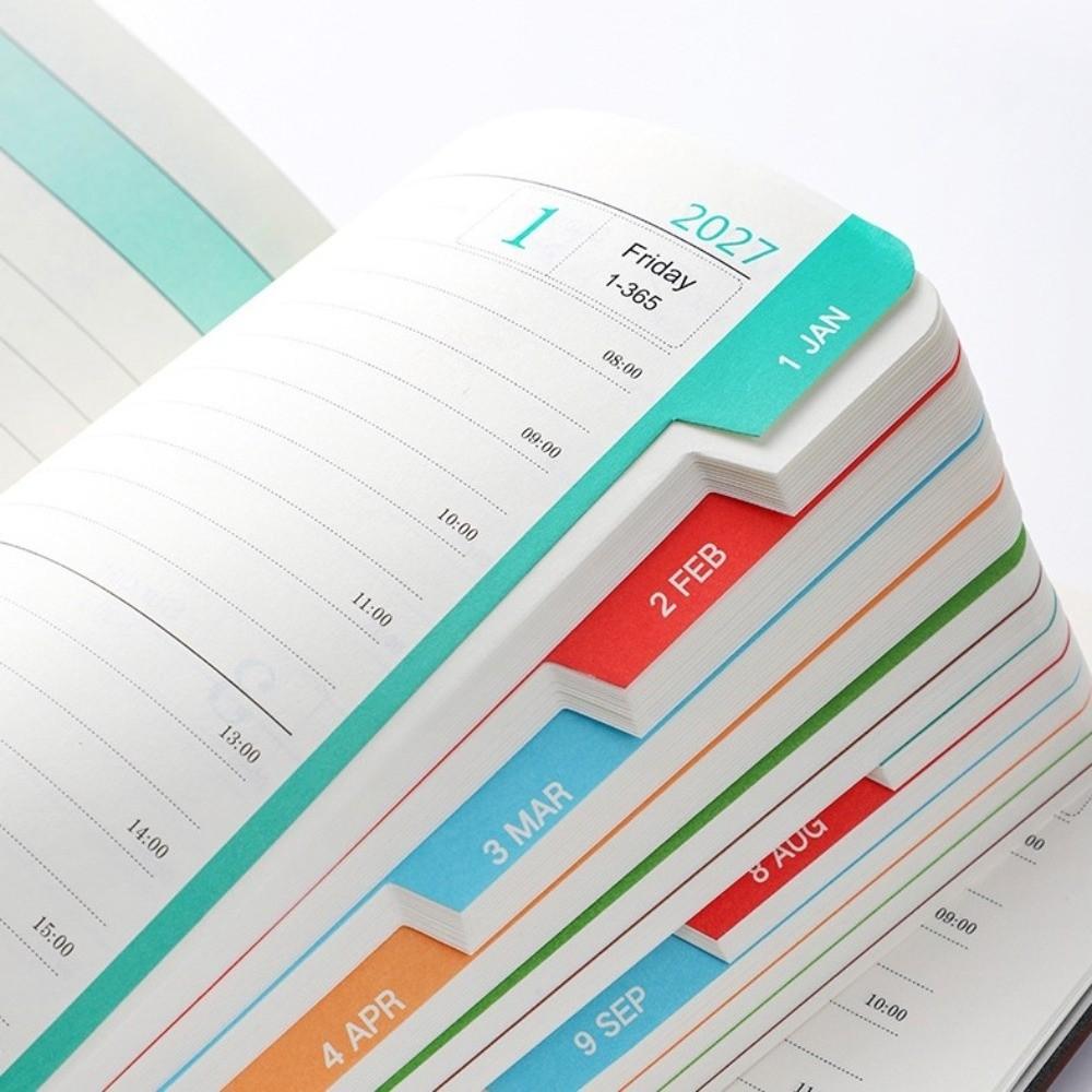 English Edition Agenda Planning Notebook 12 Months Personal Planner Journal  School Office