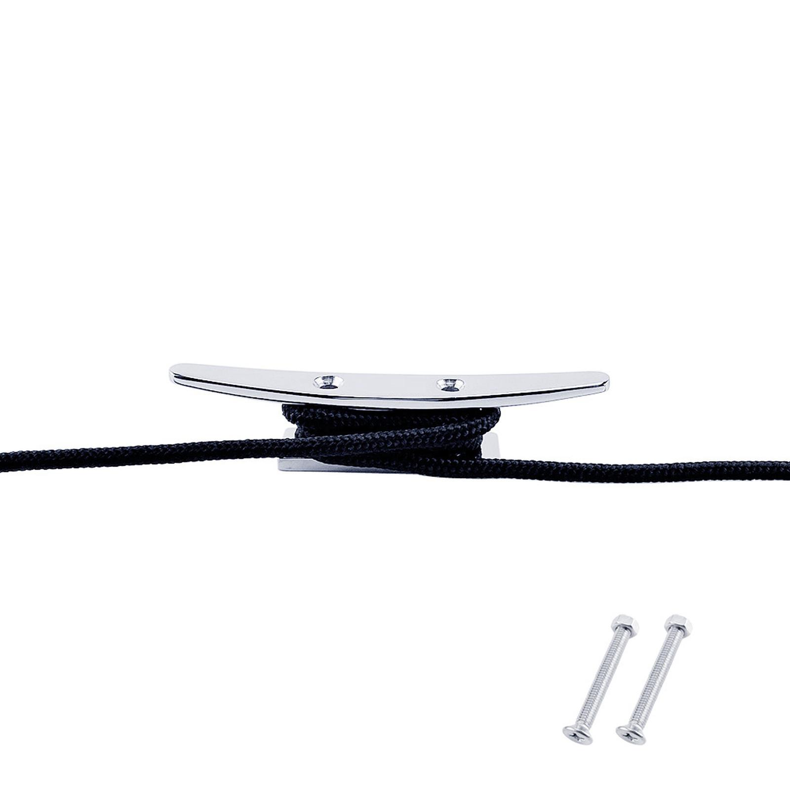 4 Inch Foldable Handle Hollow Base Cleat For Yacht 316 Stainless Steel Yacht Accessories One Size