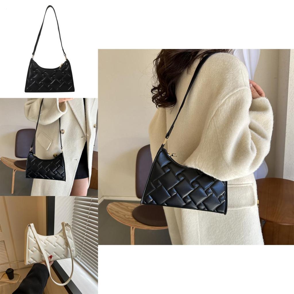 Trendy 2023 Winter Fashion Shoulder Bag Stylish Pu Leather Underarm Bag For Women