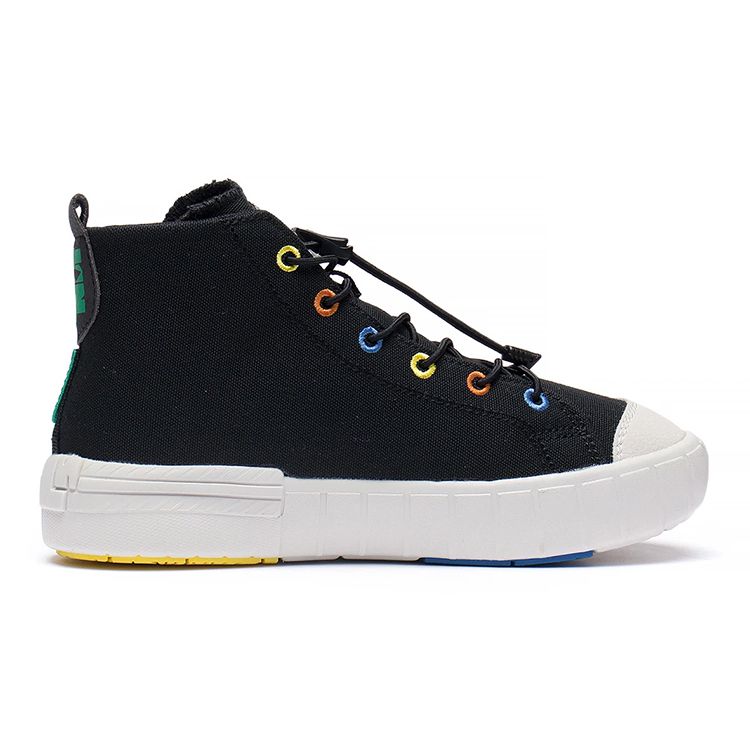 Li Ning Youth  Childrens Smoke Scene Comfortable Casual Sports High-Top Sneakers Kids Sneakers Black YKCS124-1