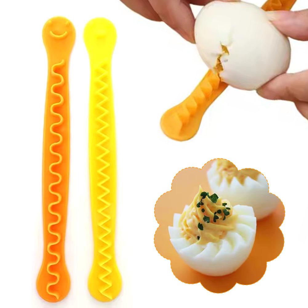 Fancy Cooked Eggs Cutter Cute Eggshell Shape Making Shaper Flower Eggs Gadgets Tools Egg Cut Kitchen Cooking Bento Boiled H9E6