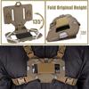 Porta telefono per Plate Carrier Gilet Porta telefono Pieghevole MOLLE Pannello porta telefono per navigazione Per dimensioni schermo 4.7"-6.7"