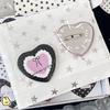 2pcs/set Cute Heart Shape Pins Sweet Bow Polka Dot Plaid Heart Kawaii Badges for Backpack Clothing Shcool Bag Pencil Case Decor
