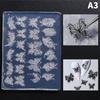 1PC 3D Silicone Mold For Nail Art Design Relief Lily Of The Valley Flower Nail Parts Manicure Templates Plates Tools Accessories