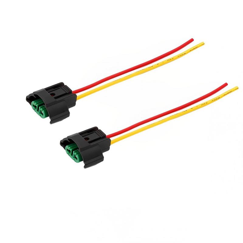 2pcs H11 12V Female Socket Light Harness Connector Light Wiring Harness for Fog Lamp / Headlight