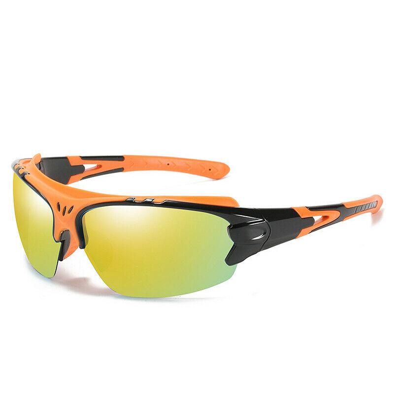 

Спортивные солнцезащитные очки, поляризационные солнцезащитные очки UV400, велосипедные очки для мужчин и женщин, уличный бег, вождение, рыбалка золотой