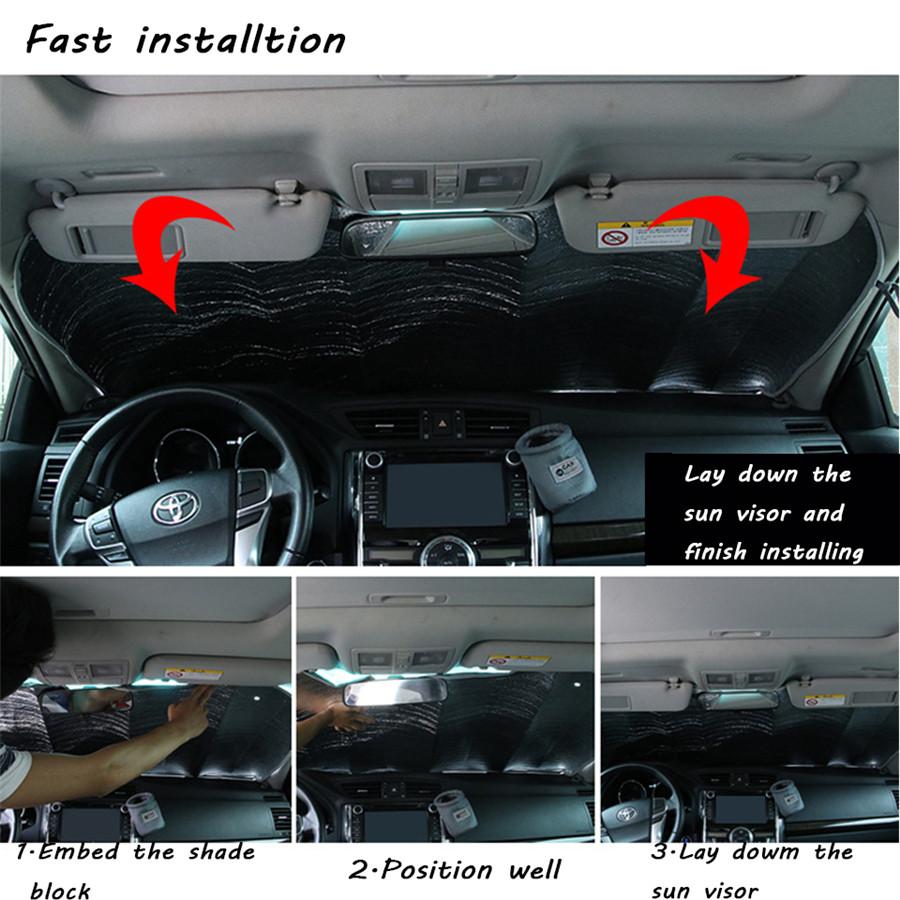 Cartoon Window Foils Eye Pixar Heated Windshield Sunshade Car Window Windscreen Cover Sun Shade Auto Sun Visor...