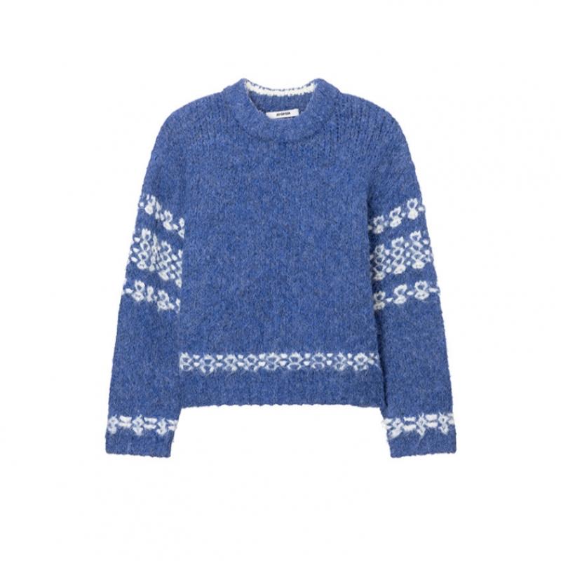 Joy Gryson Nordic Pattern Knit Pullover Kk5wp8070