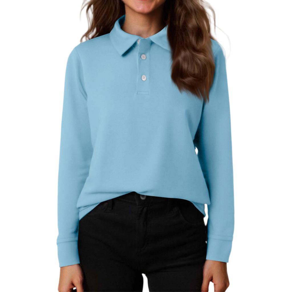 Children's Daily Casual Long-sleeved Gradient Tops T-shirts  Shirts