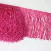 20Cm Wide Sequin Double-Wire Encrypted Nylon Row Beard Fringed Lace Latin Dance Clothing Accessories